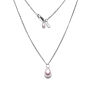 Freshwater Pearl Drop Necklace, thumbnail 3 of 7