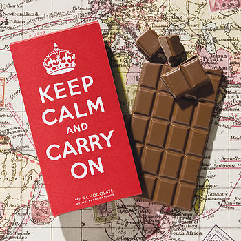 Keep Calm & Carry On Chocolate Bar, 2 of 7