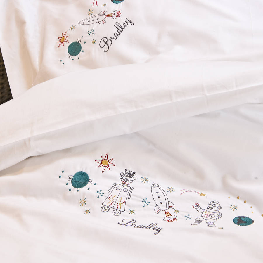 Personalised Space Bedding By Big Stitch Notonthehighstreet Com