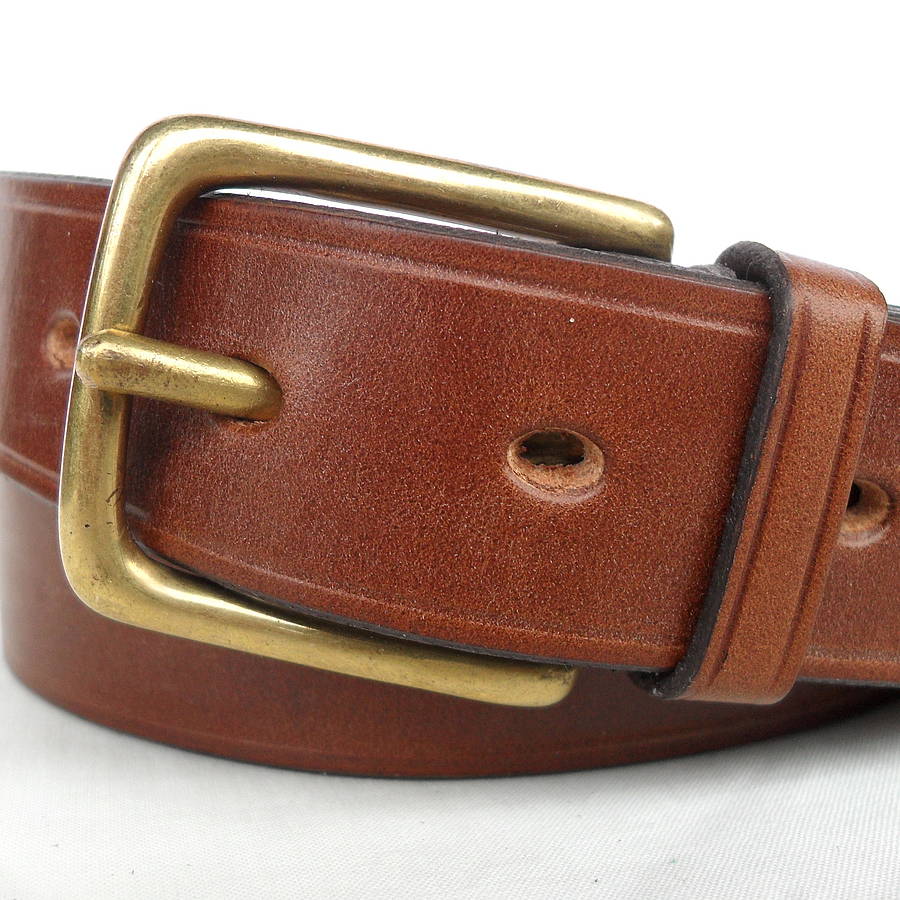 handstitched westwick leather belt by miller and jeeves ...
