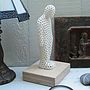 Porcelain Man Of Holes Sculpture, thumbnail 2 of 3