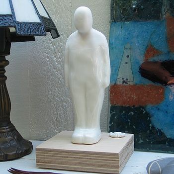 Porcelain Man Sculpture, 2 of 2