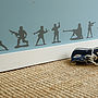 Skirting Board Heroes Wall Stickers, thumbnail 1 of 5