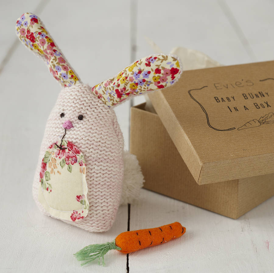 Personalised Bunny In A Box