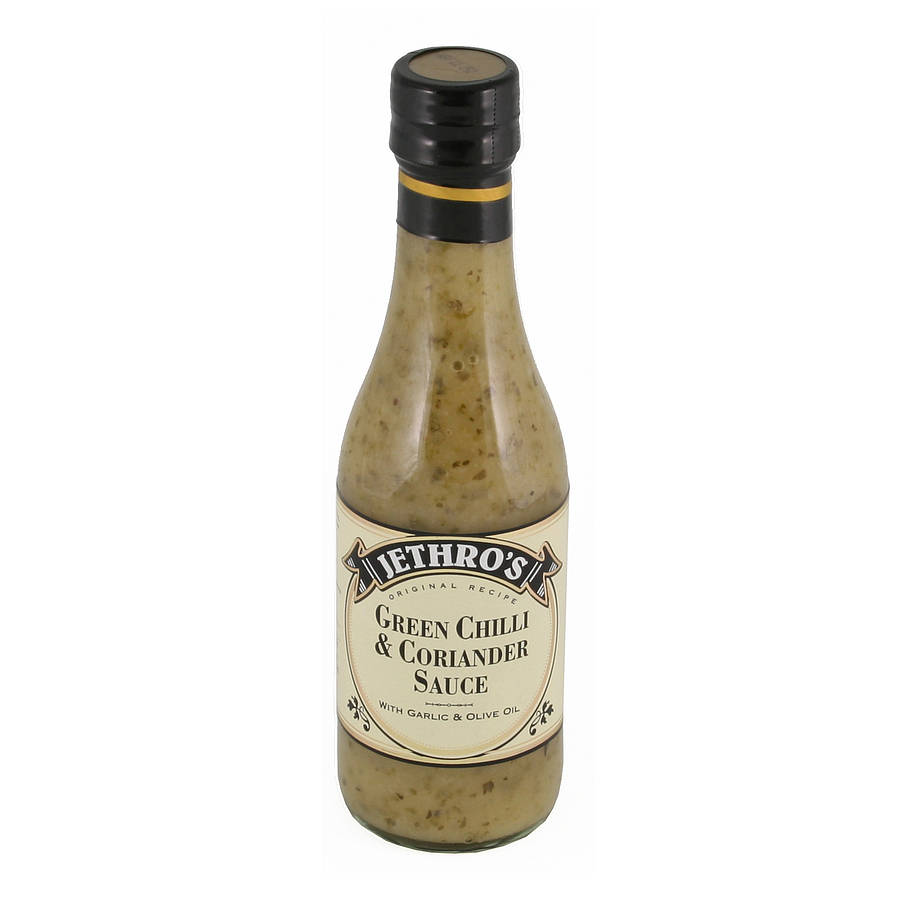 green chilli coriander sauce by jethro's marinades