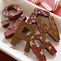 Patterned Milk Chocolate Letter, thumbnail 8 of 10