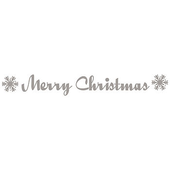 Merry Christmas Wall Sticker, 2 of 3