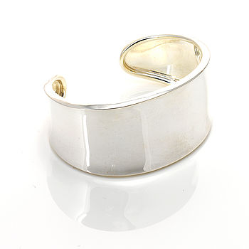 Sterling Silver Tapered Half Cuff, 2 of 3