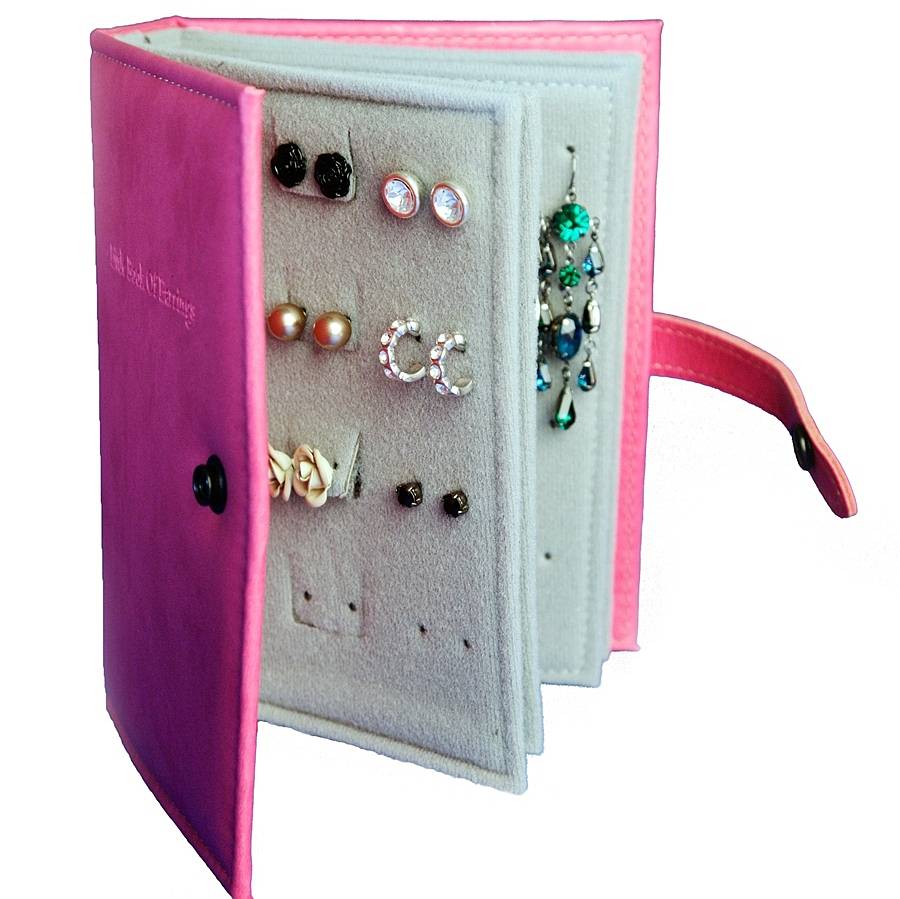 Portable Travel Jewelry Earring Organizer Storage Book Bag Transparent  Anti Oxidation Small Jewelry Earring Stud Necklace Ring Storage Booklet Holder  Display Case Box 288 Grids Book  Walmartcom