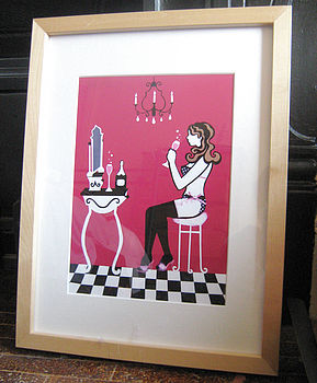 'Boudoir' Limited Edition Print By Vickysworld | notonthehighstreet.com