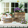 Personalised Small Planter Crate, thumbnail 4 of 9