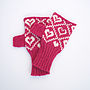 Heart Fairisle Knitted Hand Warmers, thumbnail 3 of 5