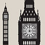 Big Ben Wall Sticker Clock, thumbnail 3 of 4
