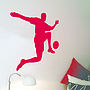Footballer Player Wall Sticker, thumbnail 5 of 8