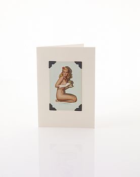 50s Pin Up Greetings Card, 4 of 9