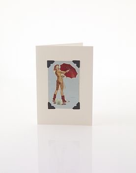 50s Pin Up Greetings Card, 8 of 9