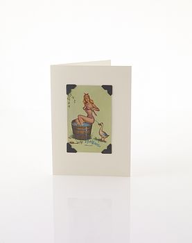 50s Pin Up Greetings Card, 9 of 9