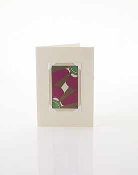Art Deco Greetings Card: Geometric, 4 of 10