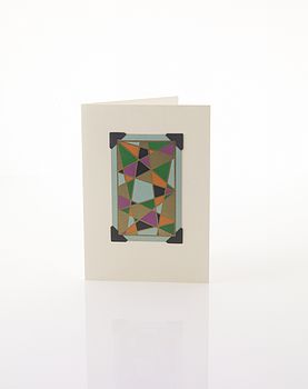 Art Deco Greetings Card: Geometric, 5 of 10