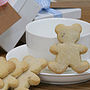New Baby Biscuit Teddy Shortbread, thumbnail 1 of 5