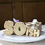 Birthday Number 'Ish' Shortbread Biscuits, thumbnail 1 of 8