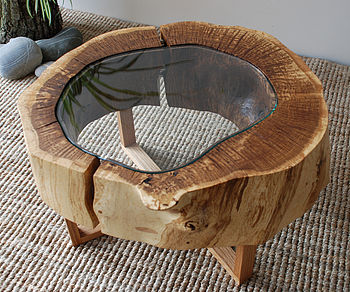 Split Oak Ring Table, 7 of 9