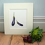 'Aubergines' Limited Edition Print, thumbnail 2 of 3