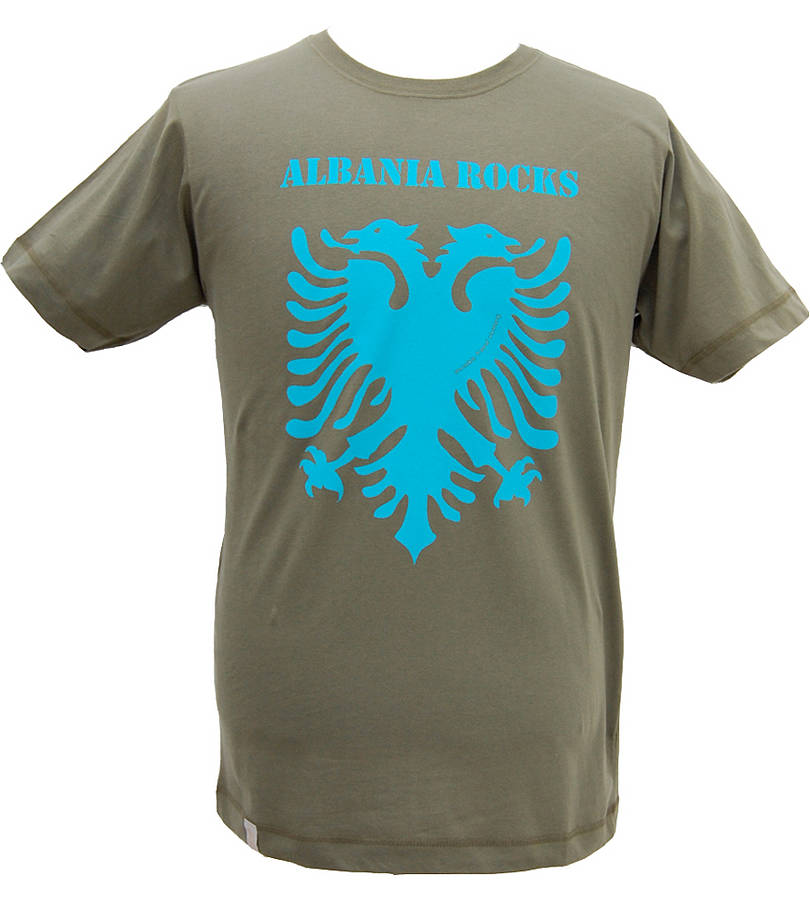 Albania Rocks T Shirt By invisible friend | notonthehighstreet.com