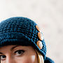 Knitted Cloche Hat, thumbnail 3 of 6