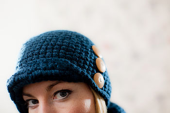 Knitted Cloche Hat, 3 of 6