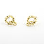 Ball Two Circles Stud Earrings 18ct Gold, thumbnail 1 of 1