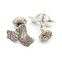 Ivy and Snail Cufflinks, thumbnail 1 of 2