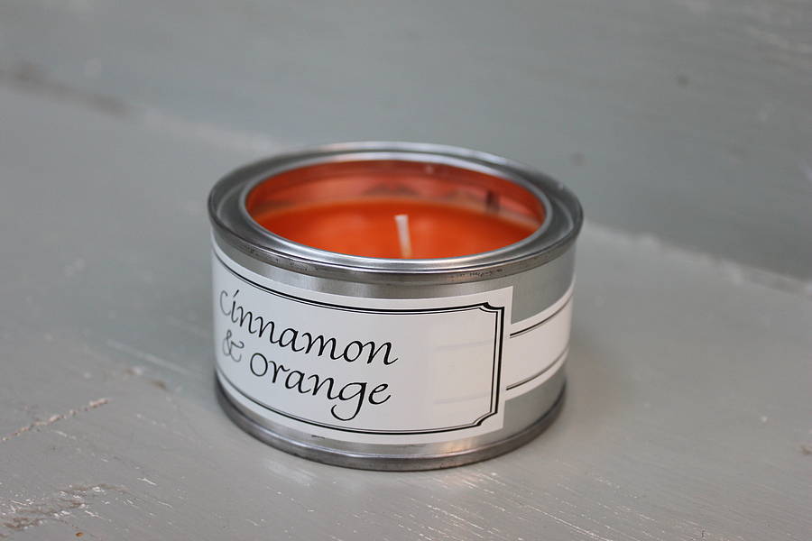 Cinnamon And Orange Christmas Candle