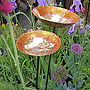 Copper Chalice Garden Bird Bath Sculpture Lt200, thumbnail 4 of 12
