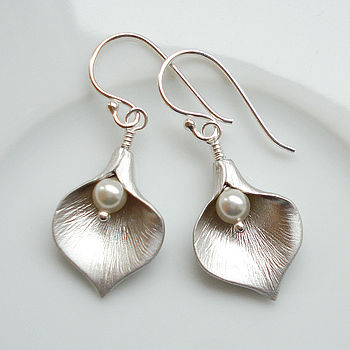 Calla Lily Earrings, 3 of 9
