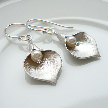 Calla Lily Earrings, 4 of 9