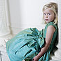 Amy Jewel Coloured Silk Flower Girl Or Party Dress, thumbnail 1 of 11
