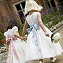 Amy Twinkle Silk Flower Girl Dress With Crystal Trim, thumbnail 2 of 3