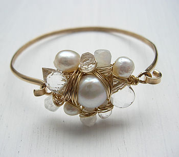 Pearl And Crystal Bracelet, 2 of 6