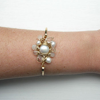 Pearl And Crystal Bracelet, 3 of 6