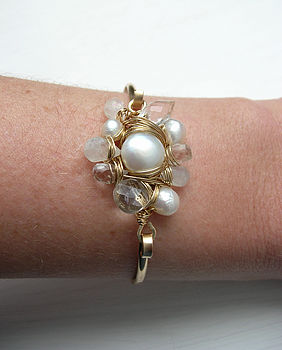 Pearl And Crystal Bracelet, 5 of 6