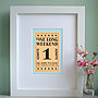 Personalised Ticket To Retirement Art Print, thumbnail 2 of 5