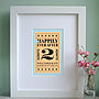 Personalised 'Ticket To Marriage' Print, thumbnail 5 of 8