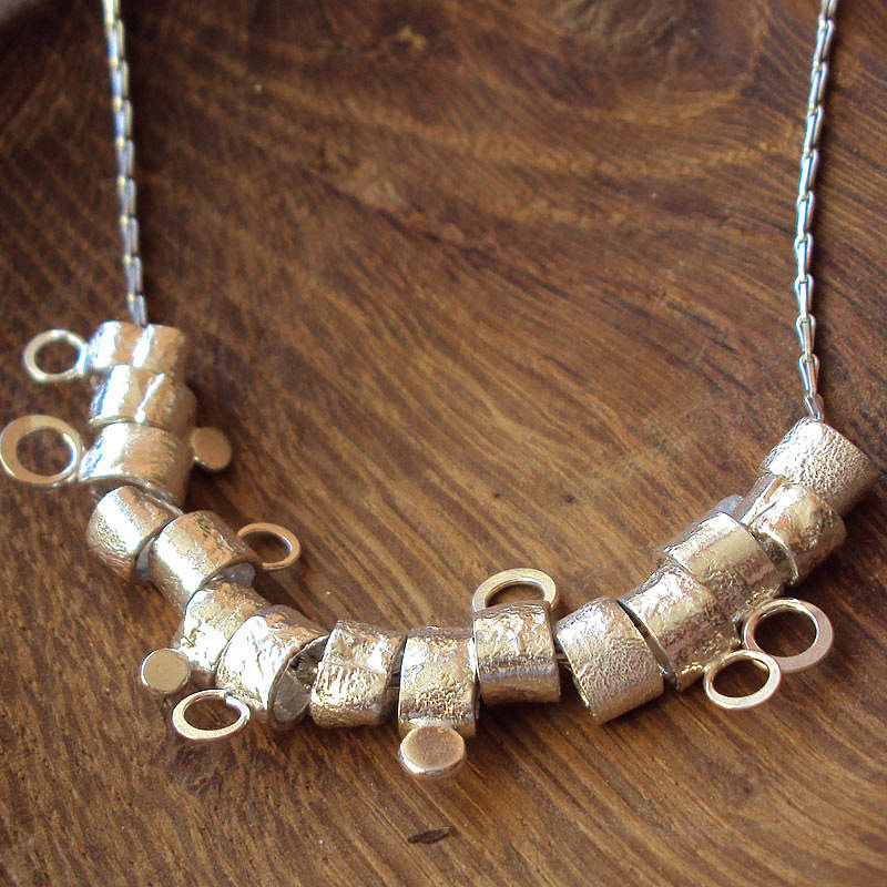 Silver Loop Necklace By Laura Creer | notonthehighstreet.com