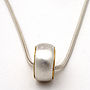 Sterling Silver Floating Pendant Necklace, thumbnail 7 of 8