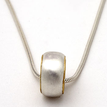 Sterling Silver Floating Pendant Necklace, 7 of 8