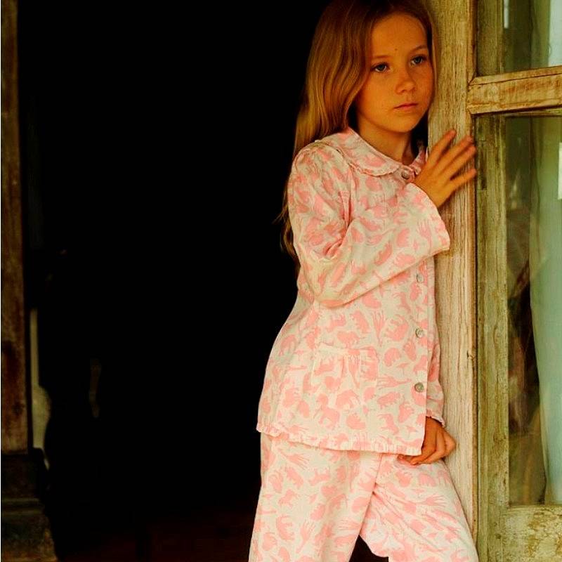 Safari Frill Collar Pyjama, 1 of 2