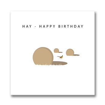'Hay Happy Birthday' Card, 2 of 2
