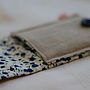 Handmade Linen And Liberty Print Phone Case, thumbnail 4 of 6