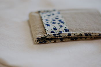Handmade Linen And Liberty Print Phone Case, 6 of 6